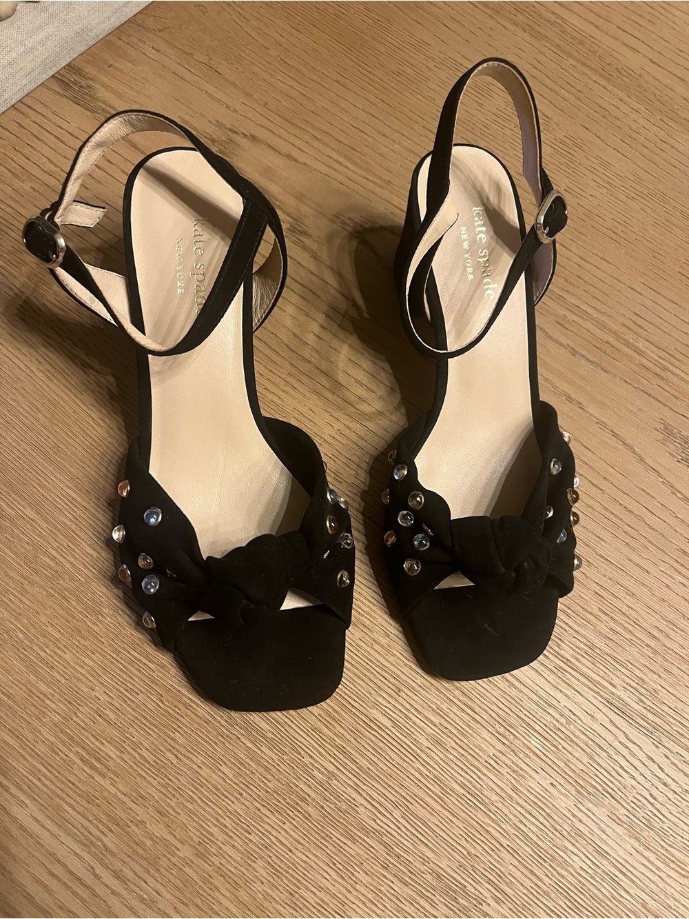 Kate Spade block sandals (worn once)